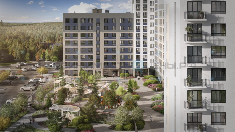 1 комн., 34.32м2, 10/24, Беринг, Тюмень