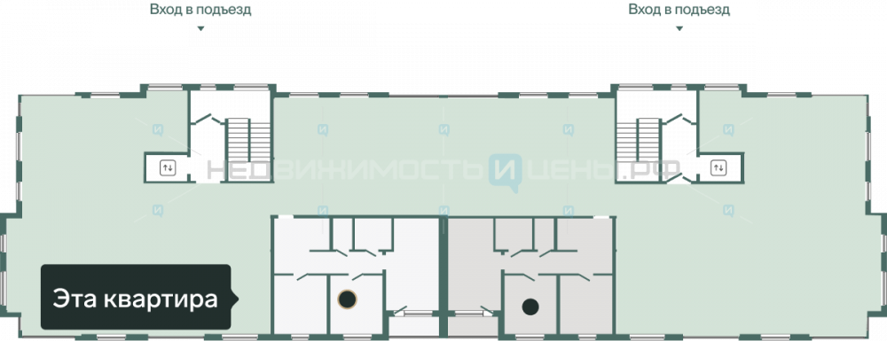 2 комн., 66.51м2, 3/4, Эклипт, Тюмень