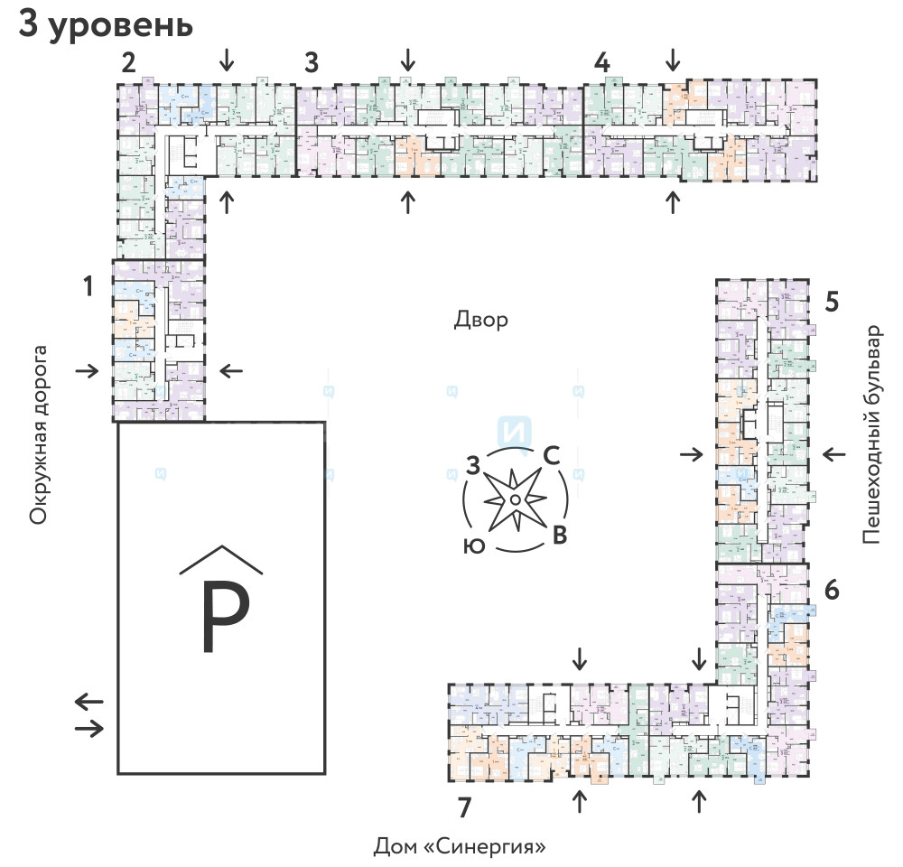 Студия, 27.08м2, 3/16, Юнион, Тюмень