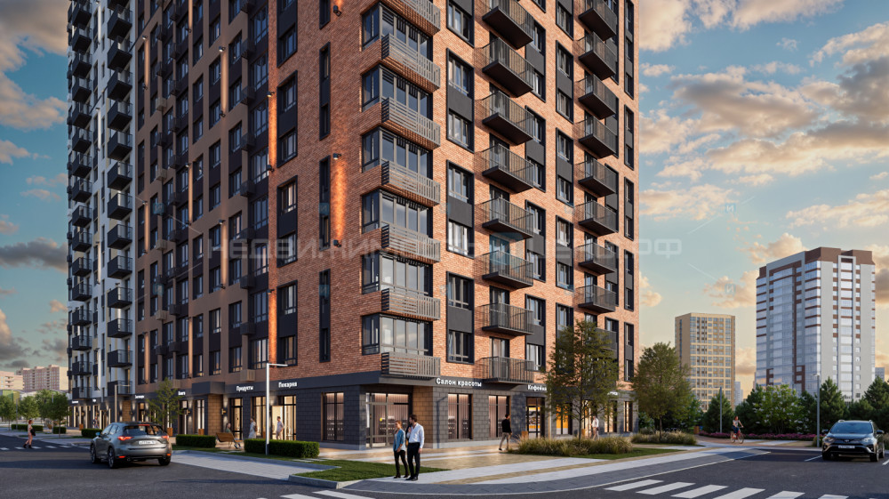 1 комн., 32.77м2, 9/23, Тюмень