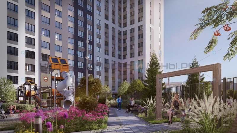 1 комн., 34.32м2, 10/24, Беринг, Тюмень