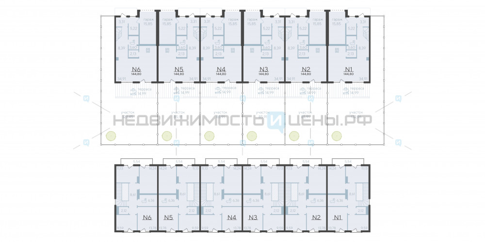 4 комн., 144.78м2, 1/2, Скандиа. Таунхаусы, Тюмень