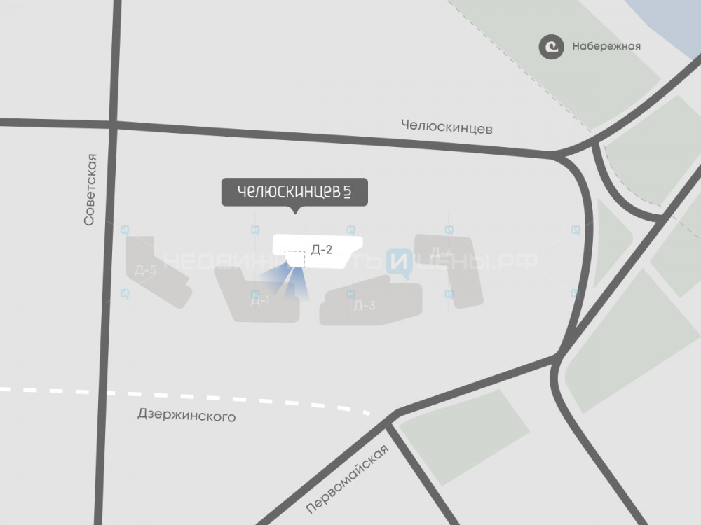2 комн., 61.5м2, 3/9, Челюскинцев 5, Тюмень