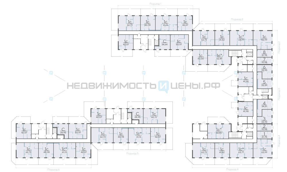 Офисное помещение, 34.51м2, 1/4, Скандиа. Квартал у озера, Тюмень