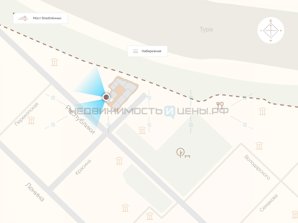 3 комн., 86.4м2, 6/10, Дом Форм, Тюмень