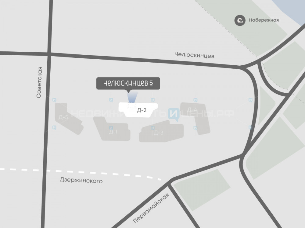 1 комн., 39.1м2, 6/9, Челюскинцев 5, Тюмень