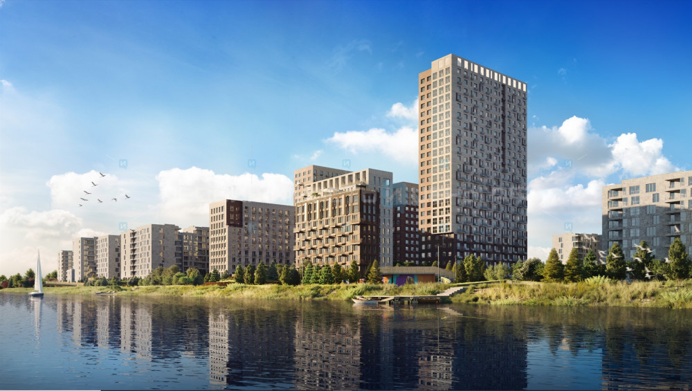 2 комн., 43.92м2, 3/25, Европейский берег, Тюмень