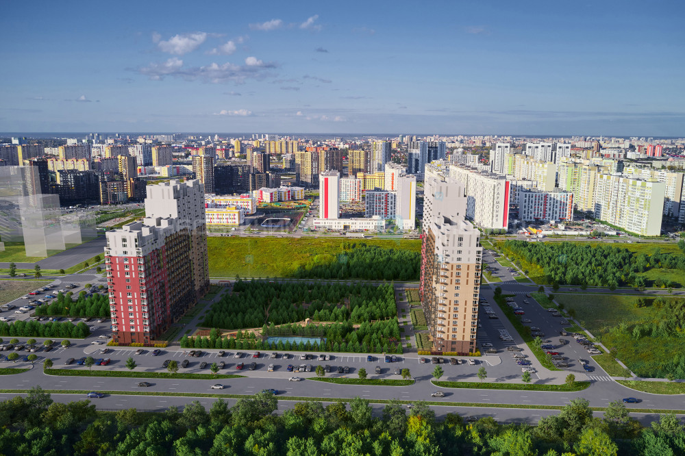 1 комн., 21.34м2, 4/21, Меридиан Слобода, Тюмень