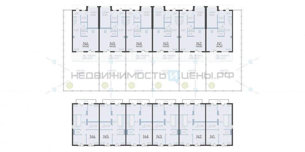 4 комн., 144.78м2, 1/2, Тюмень