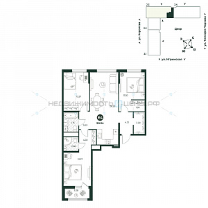4 комн., 90.54м2, 11/18, Игрим, Тюмень