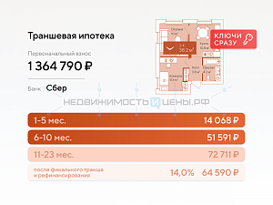 2 комн., 38.2м2, 16/16, Дом на Большой Спасской, Тюмень