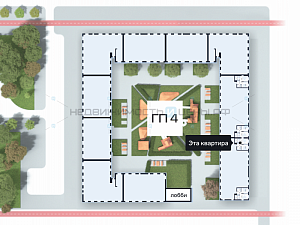 2 комн., 38.5м2, 14/16, Централь, Тюмень