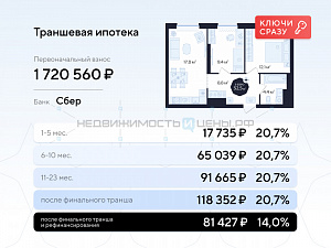 2 комн., 52.5м2, 16/16, Централь, Тюмень