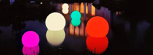 RGB светильники для воды