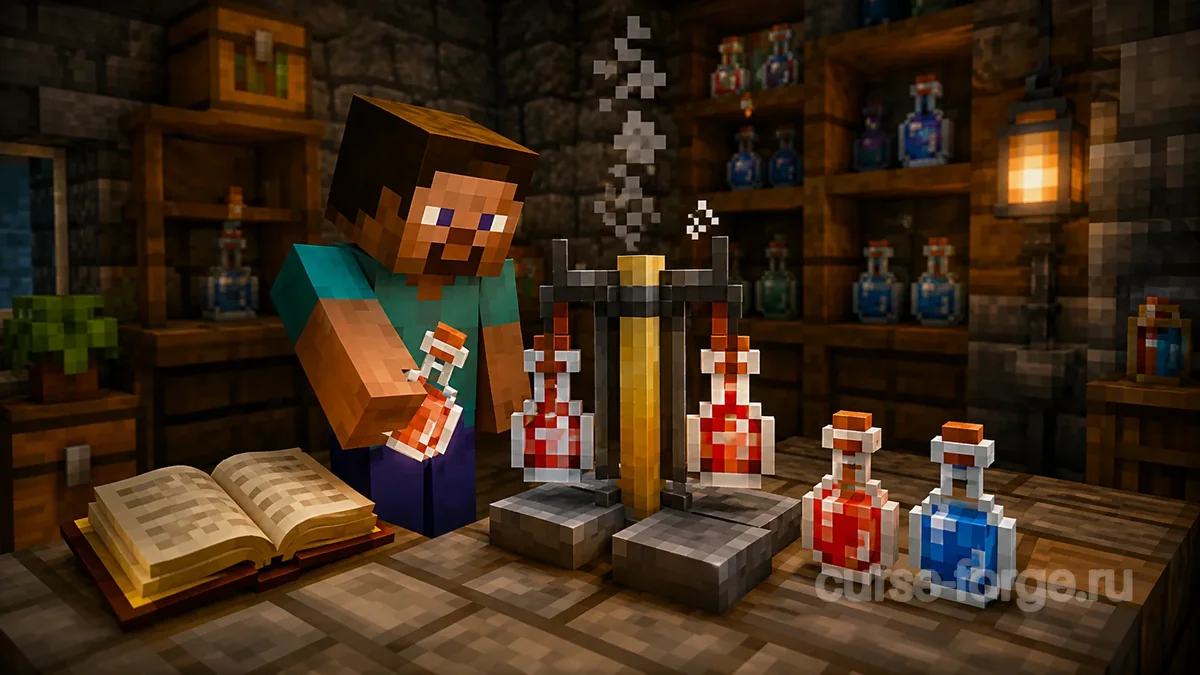 Как варить зелья в Minecraft. Полный гайд по зельеварению