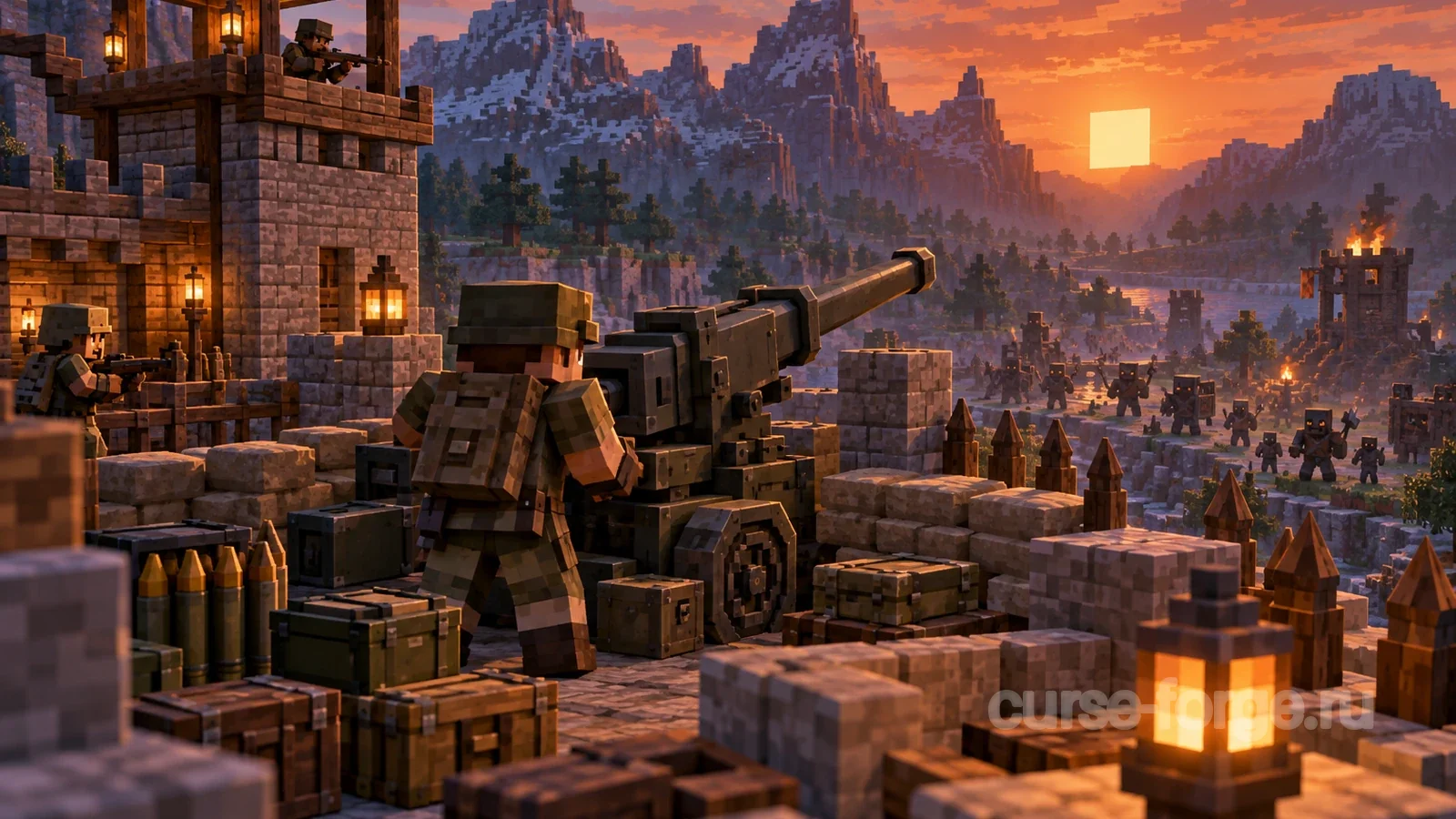 Военные моды в Minecraft