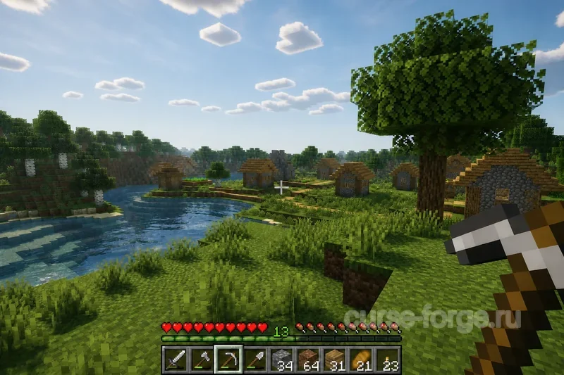 Chocapic13' Shaders — после установки