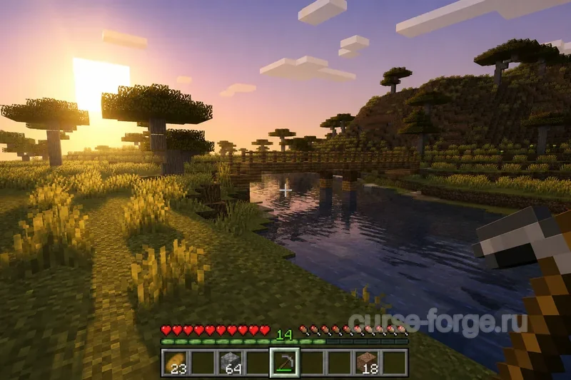 Super Duper Vanilla Shaders — после установки