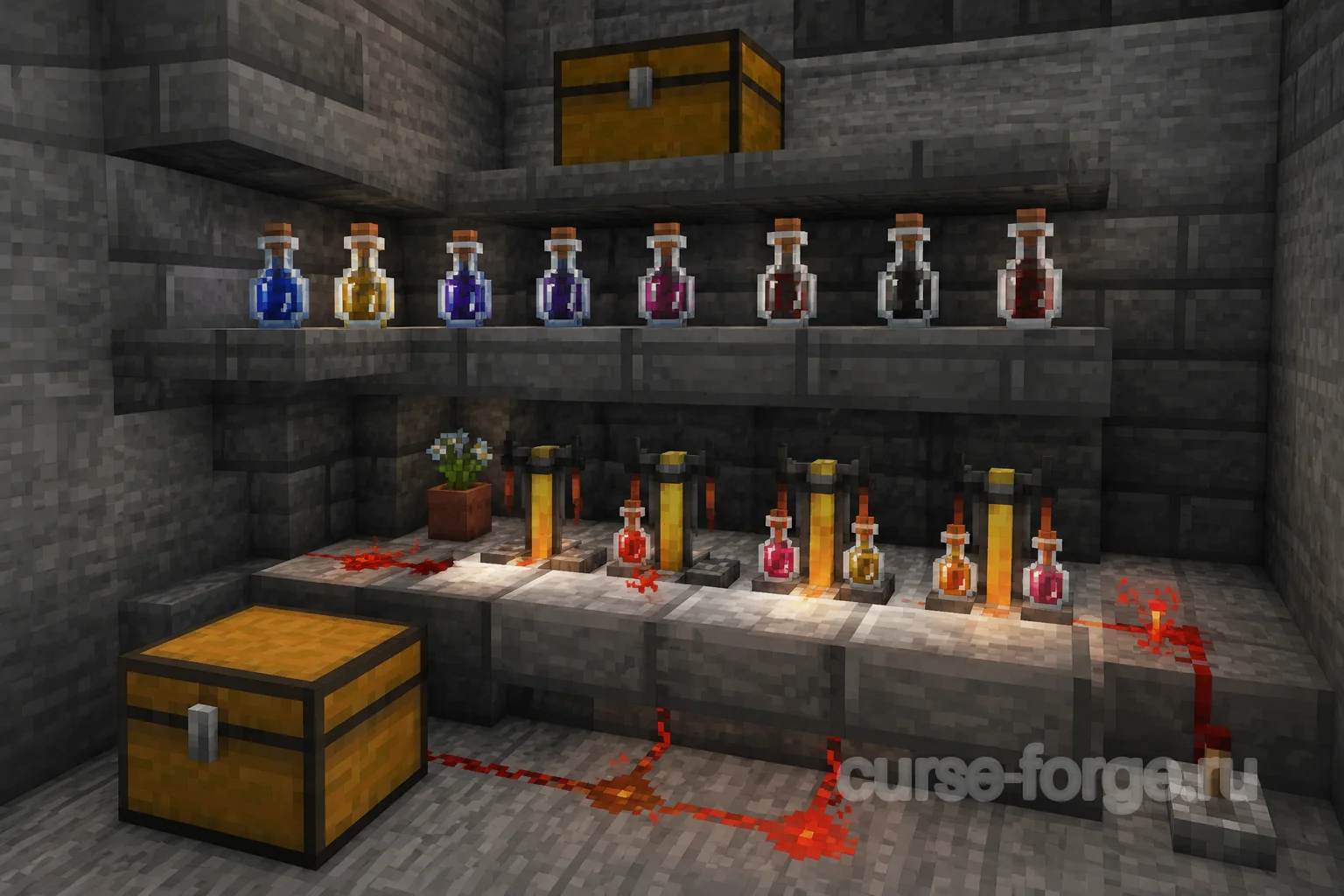Автоматическая ферма зелий Minecraft