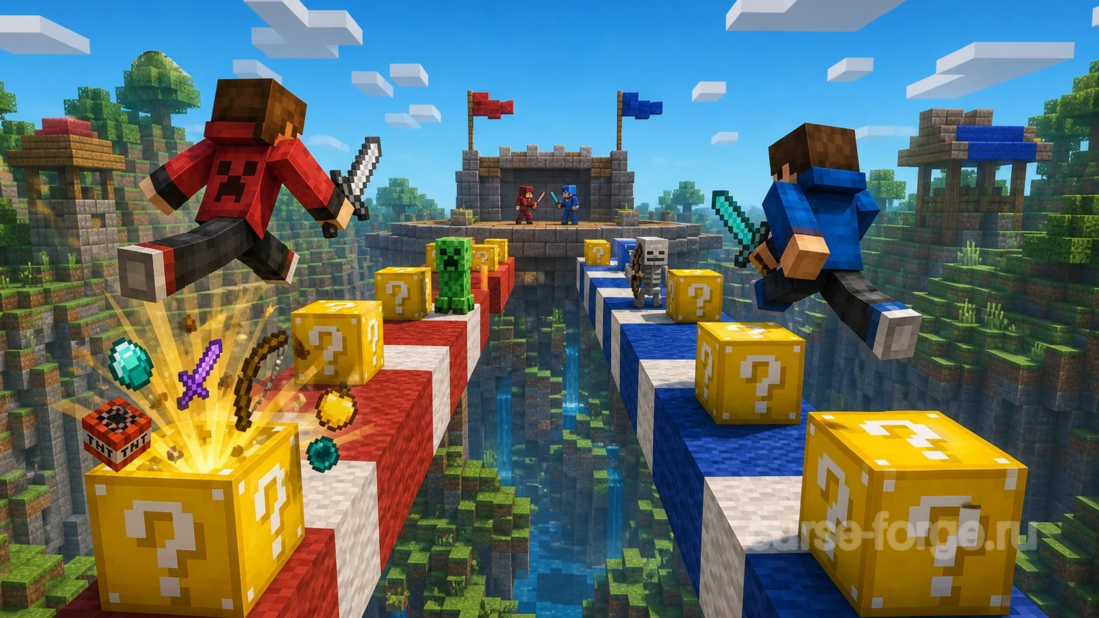 Lucky Blocks Race!! - World - Multiplayer - [1.20.2] NOW!!