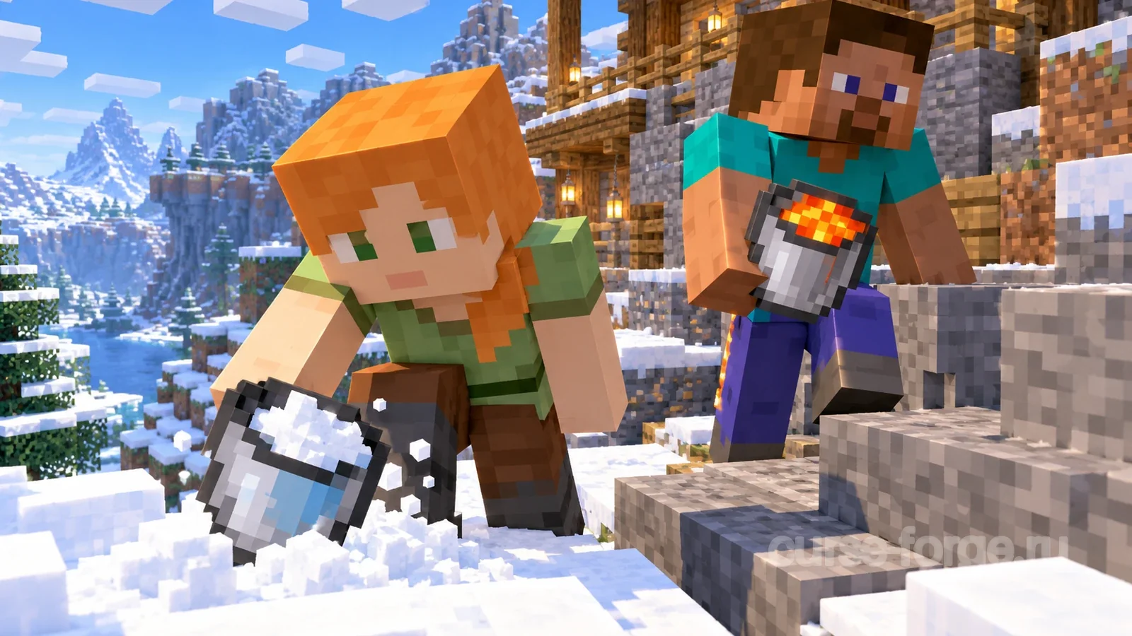 Hot and Cold Bucket ◦ Bedrock Edition
