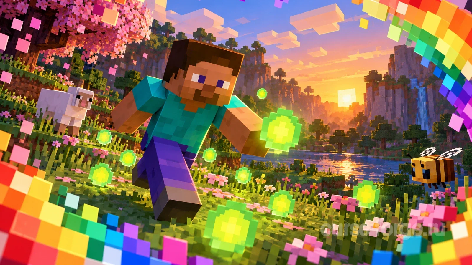 Pride Experience Bar ◦ Bedrock Edition