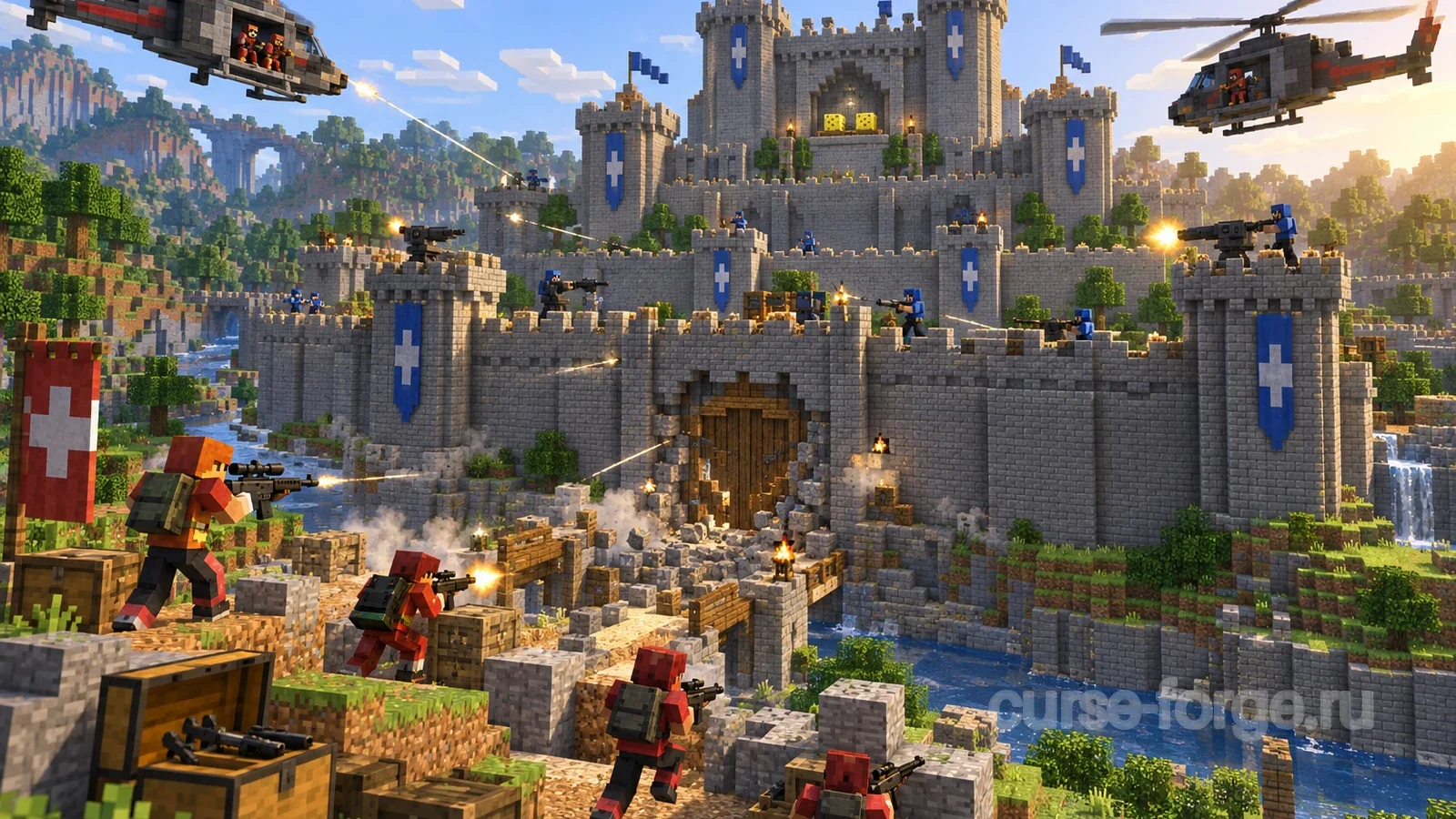 Modded NAIL, a PvP Attack and Defence Map