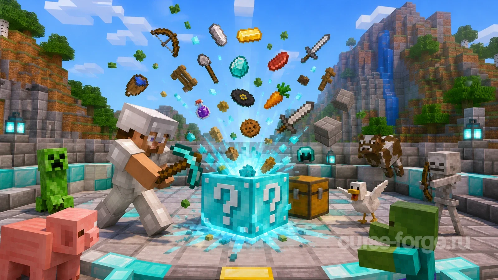 Diamond Lucky Block! 1.8-1.11! :D