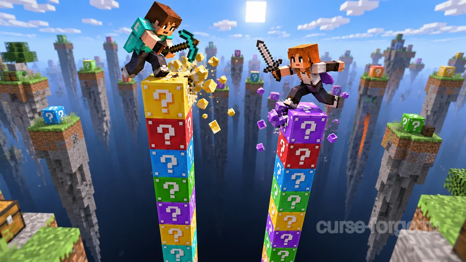 Lucky Block Challenge Lucky Pillars