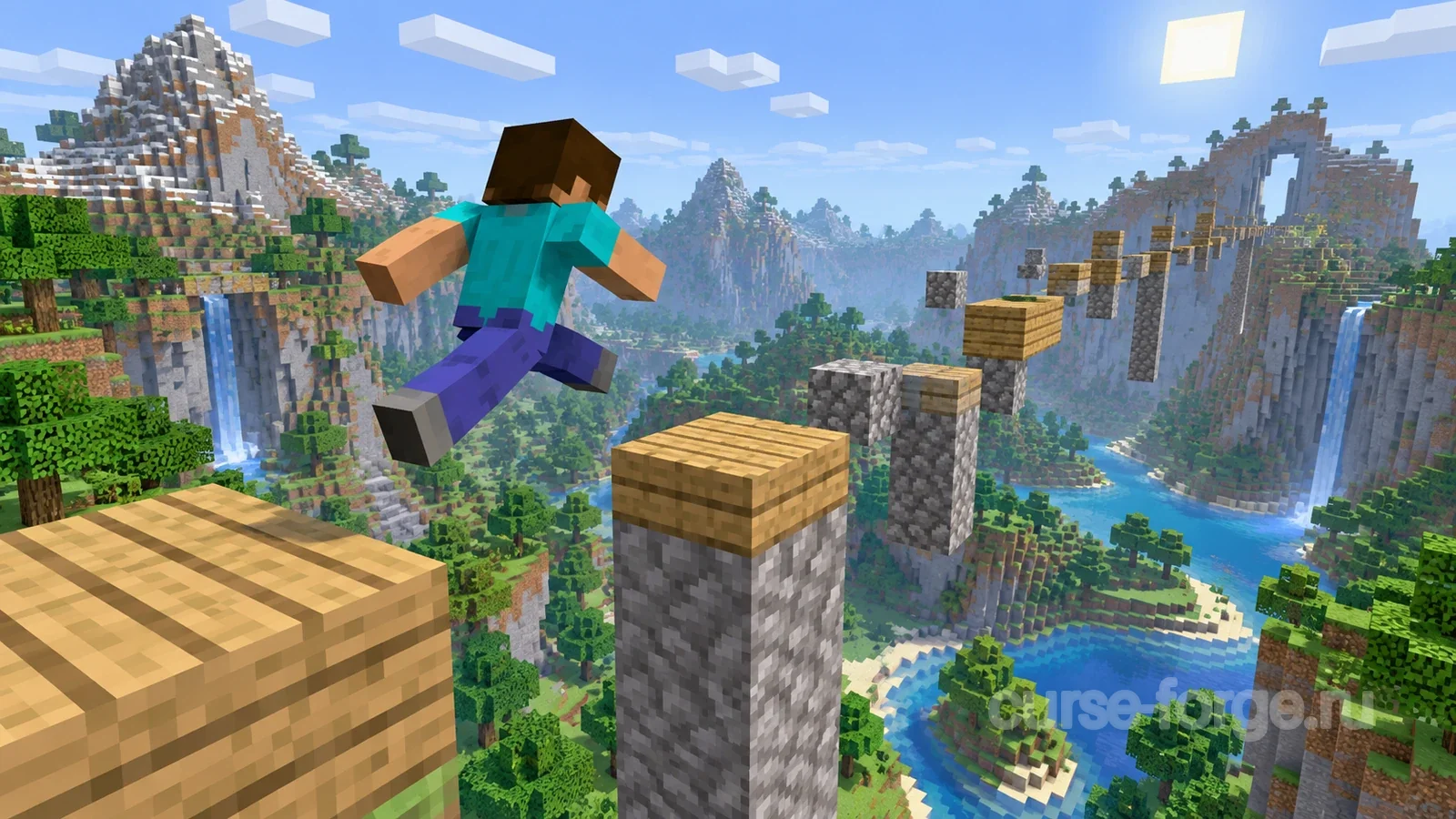 Minecraft Parkour map