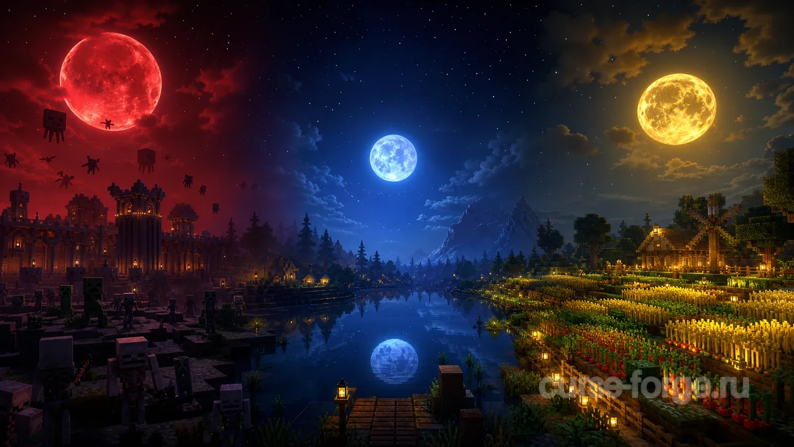 "Enhanced Celestials - Blood, Blue, & Harvest (Super) Moons"