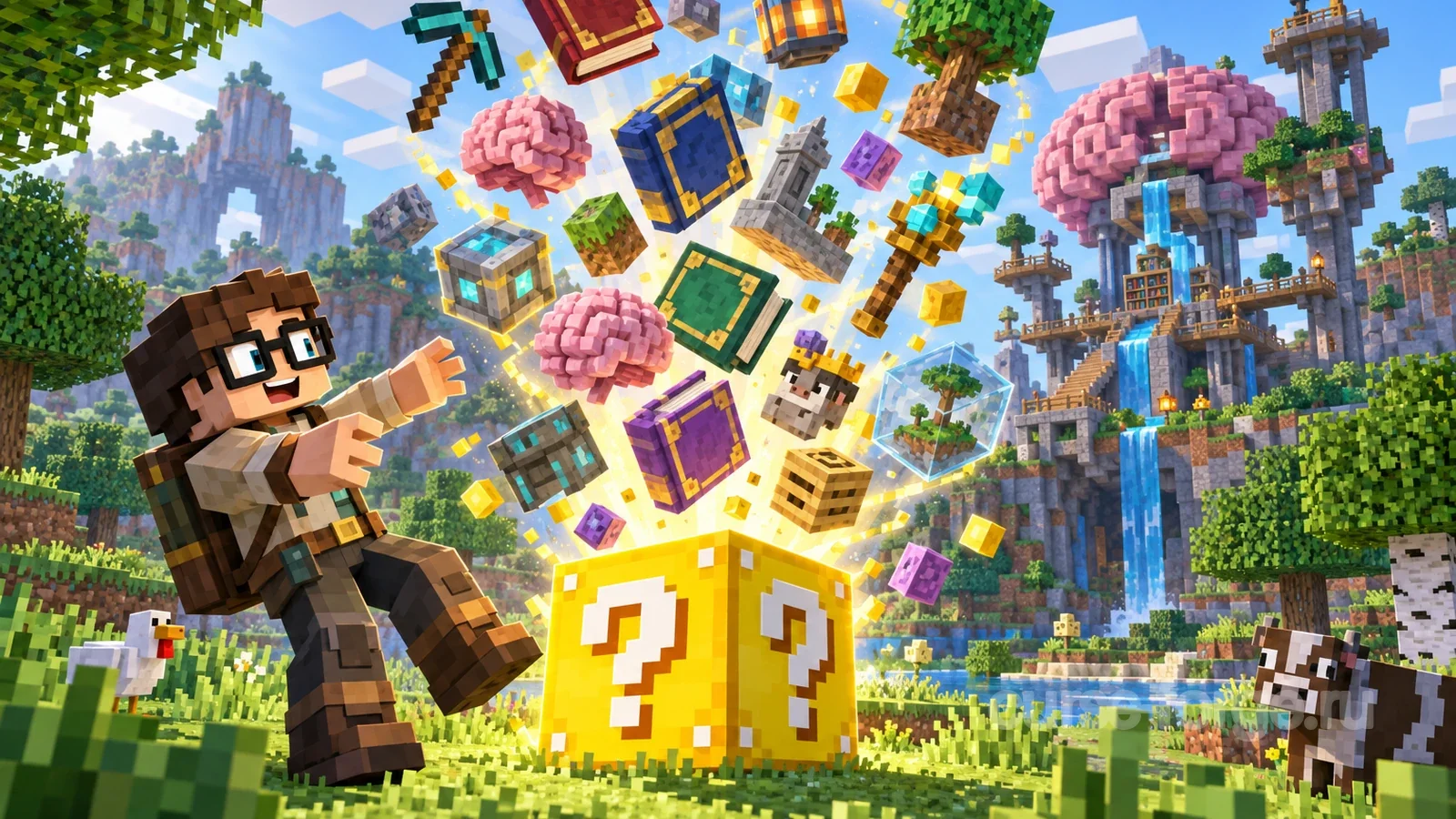 Nerd lucky block