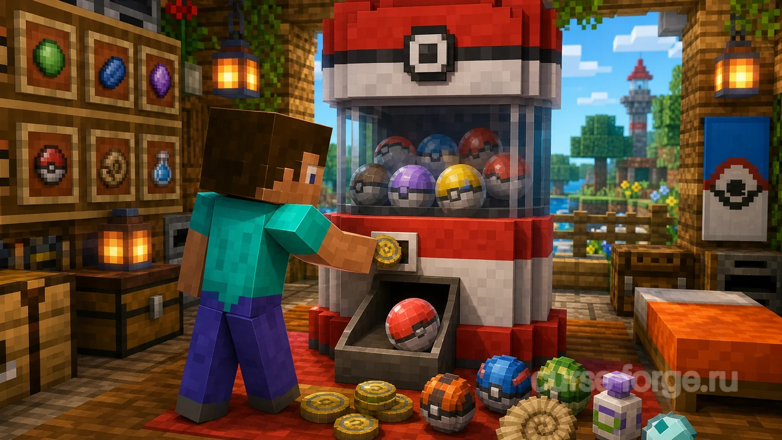 CobbledGacha v.1.1 [Bloo's Gacha Machine Addon] [DEPRECATED]
