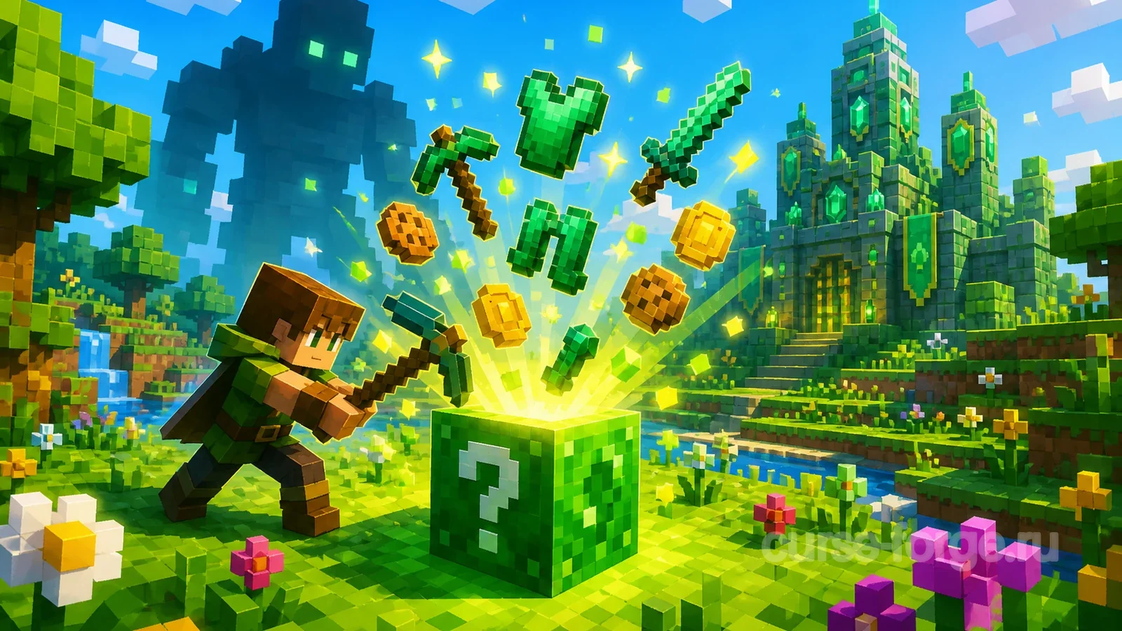 Emerald Lucky Block v1.10 - Lag fix