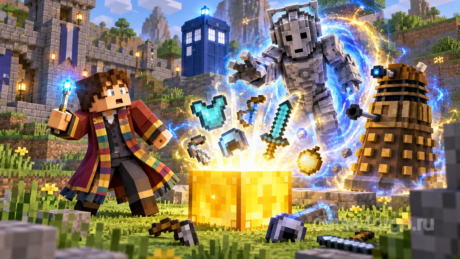 The Doctor Who lucky Block Mod