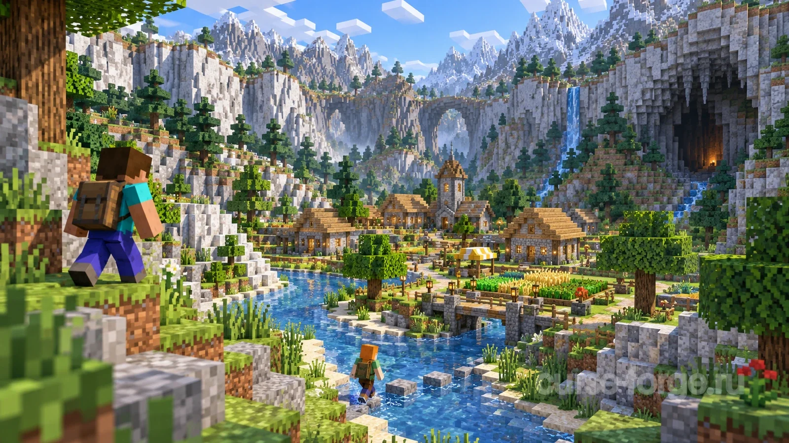 Villager's Valley Custom Terrain Survival Map