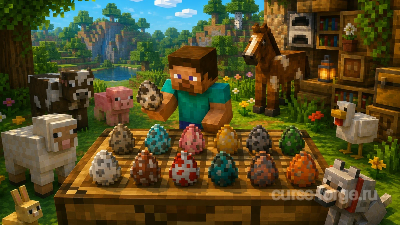 Modded Omelet - Modern Spawn Eggs