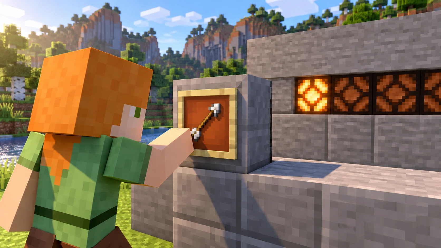Рамка-селектор Minecraft: восемь точных выходов