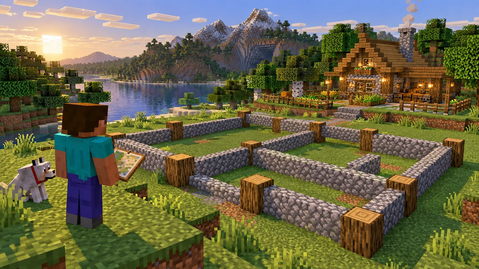 Как спланировать постройку в Minecraft и довести её до конца
