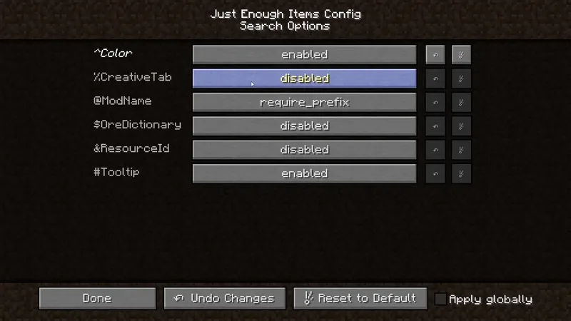 Just Enough Items (JEI) — скриншот 10