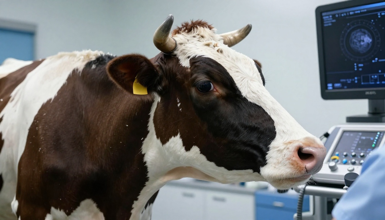 Ультразвуковая навигация при сборе спинномозговой жидкости из атлантоаксиального пространства у крупного рогатого скота