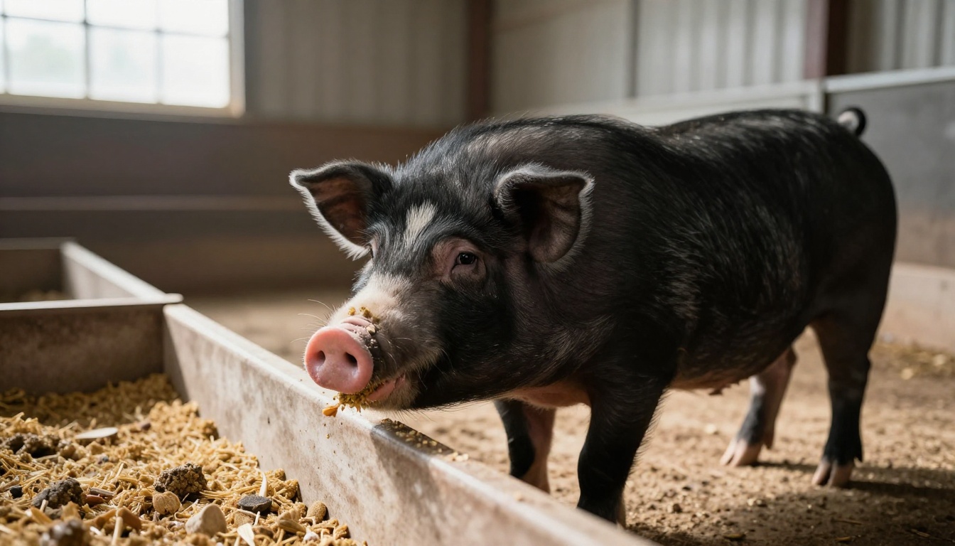 Добавка глицерол монолаурата улучшает показатели роста, качество мяса и микробиоту кишечника у черных свиней