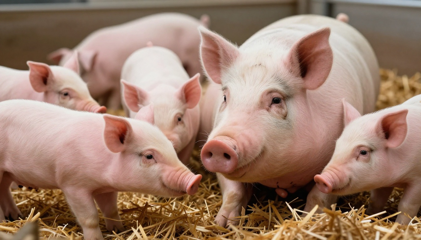 Поглощение нутриентов молочной железой у свиноматок при добавлении пищевых волокон и жиров в рацион во время лактации