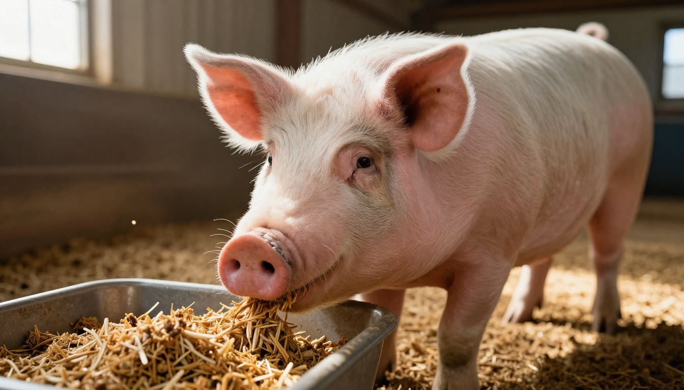 Избыточное отложение жира и ограниченное кормление у супоросных свиноматок: влияние диетической клетчатки