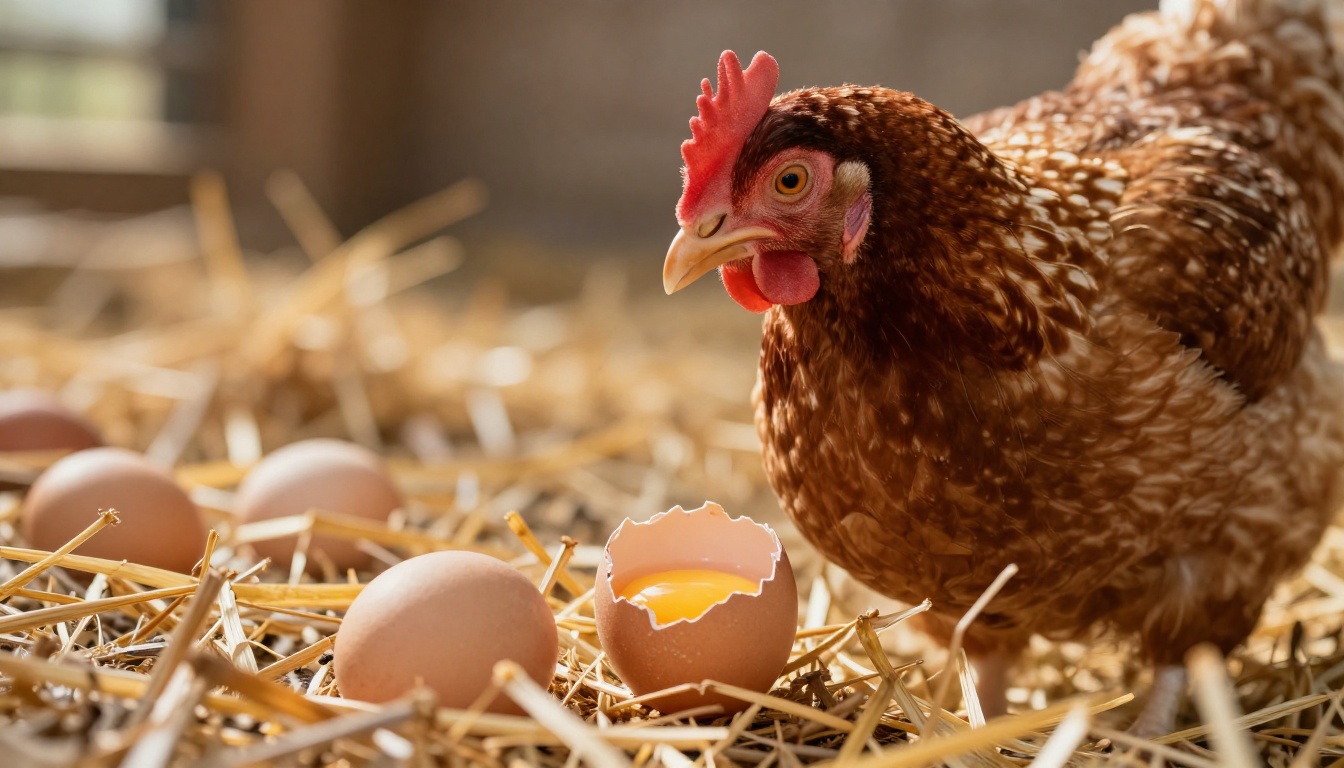 Дисбалансное кормление кур-несушек улучшает качество скорлупы в поздний период яйцекладки