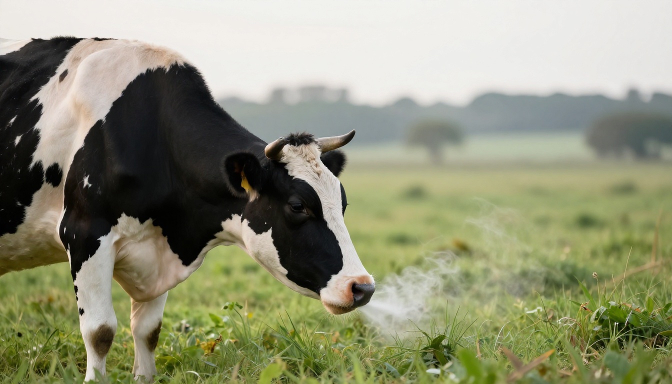 Дозозависимое ингибирование выбросов метана у крупного рогатого скота при использовании экспериментальной кормовой добавки с бромоформом