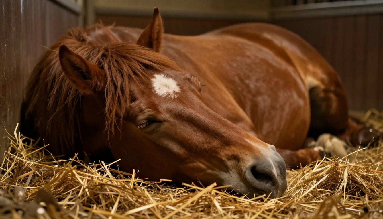 Лошади с более чем 30 минутами REM-сна показывают лучшие результаты в обучении