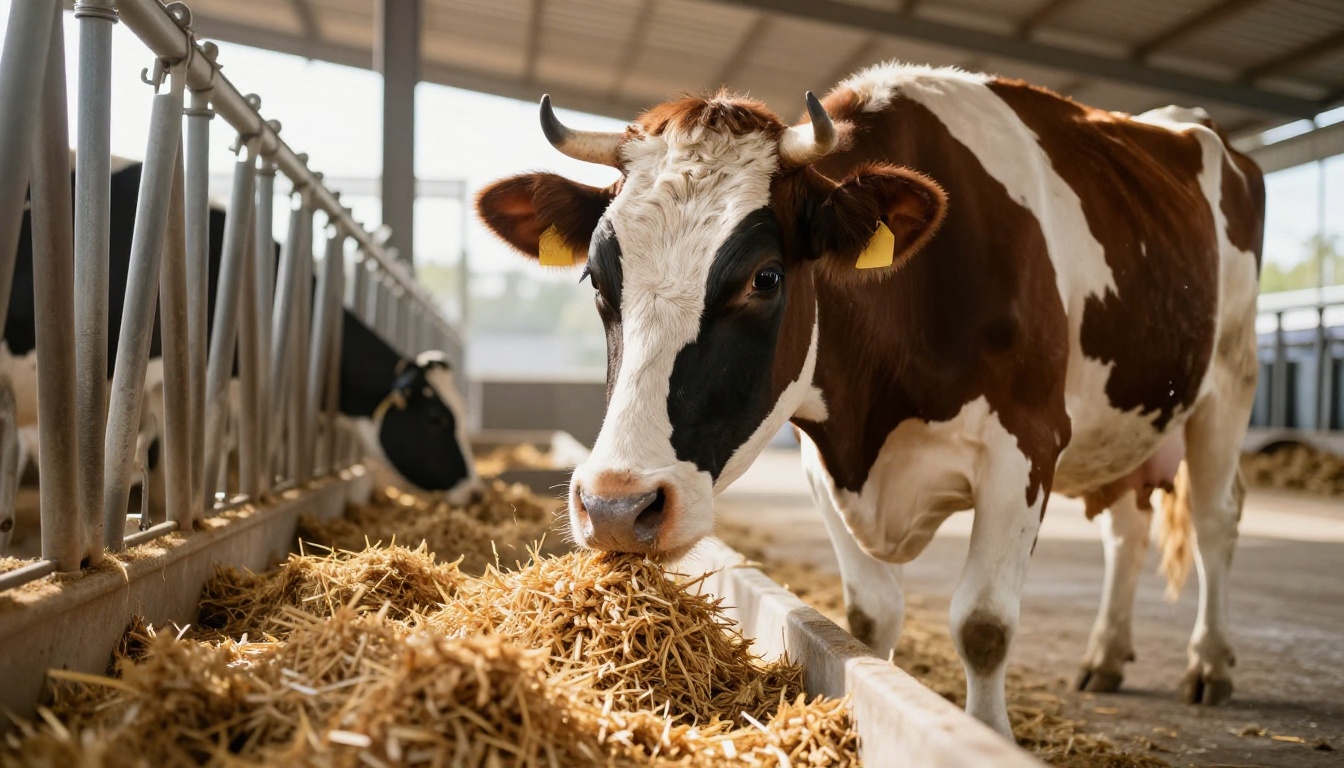 Ферментированные рисовые отруби улучшают лактацию у молочных коров через оптимизацию рубцового пищеварения