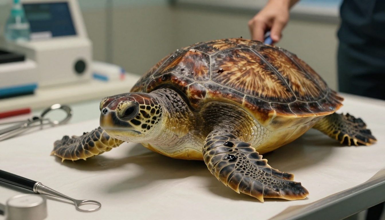 Endangered sea turtles receive care at Mississippi State University's College of Veterinary Medicine