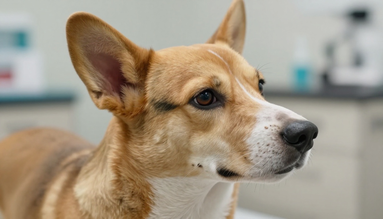 Позиционный наклон головы у шести собак с менингоэнцефалитом неясного генеза